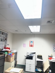 Office troffer & ceiling lighting