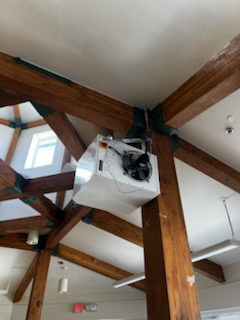 Heavy-timber truss device mount